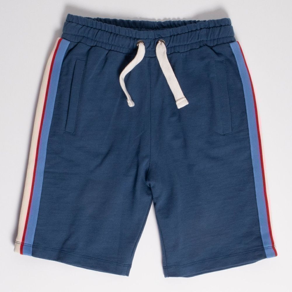 Kidpik Side Taped Jog Short Side Striped Knit Short New Small 7/8